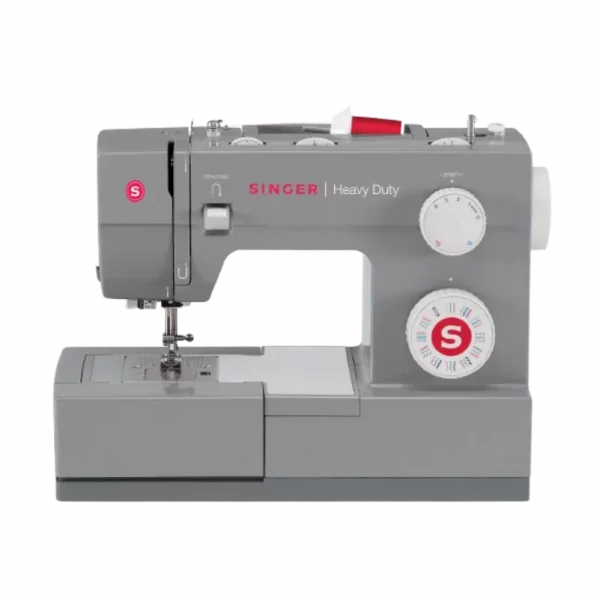Máquina de coser Singer 4432 portátil, ideal para trabajos domésticos e industriales.